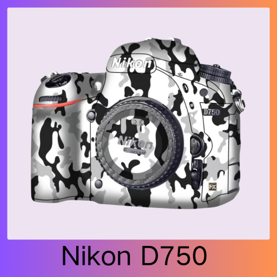 Corpo da Nikon D750  - Pele câmera, adesivo câmera - com alta resistência a arranhões, à prova d'água e com design elegante.